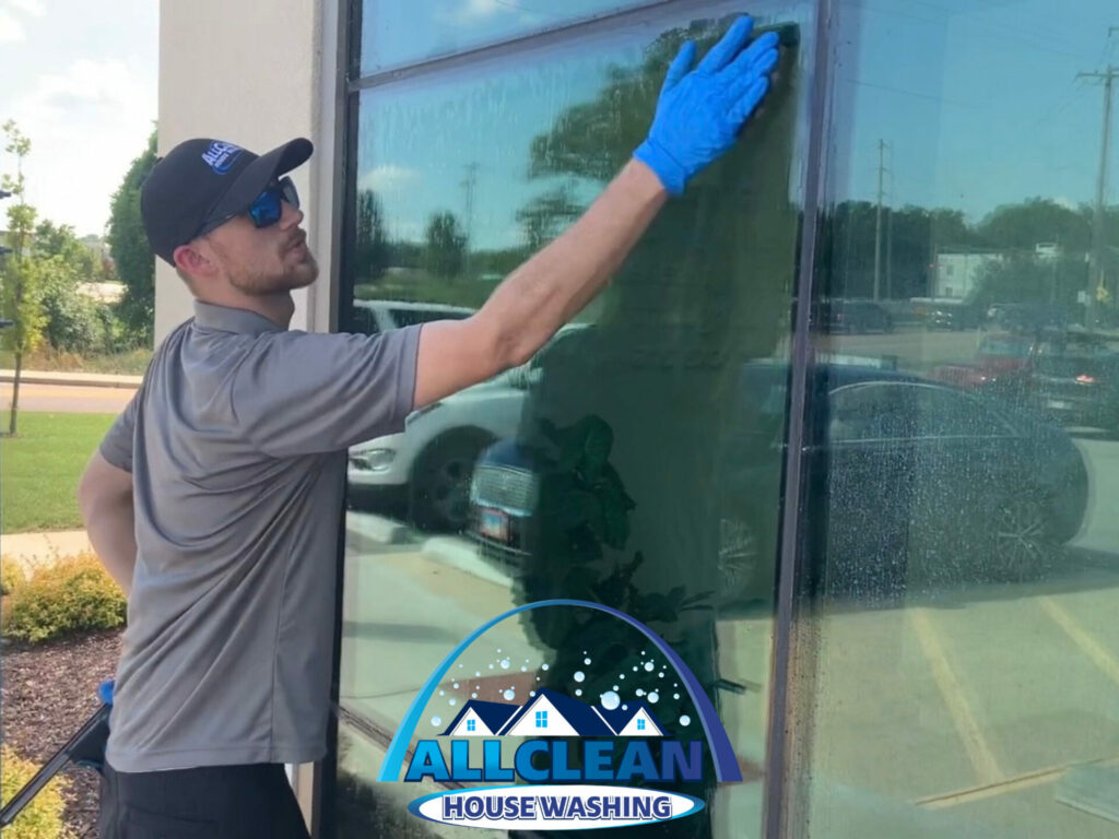 Commercial Window Cleaning Hard Water Stain Removal